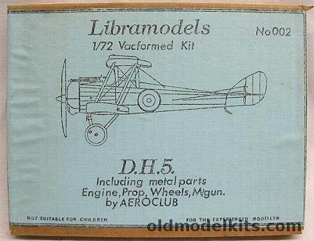 Libramodels 1/72 D.H.5 (DH-5), 002 plastic model kit
